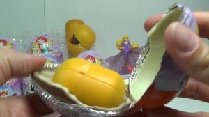Принцессы Диснея 2018 новинка СЕРИЙКИ vs СБОРКА Unboxing Kinder Surprise Eggs Disney Princess