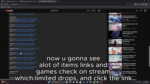 How to Snipe A Free Roblox Limiteds Without Captcha (WORKS ON IOS,ANDROID,WINDOWS) смотреть онлайн