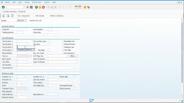 SAP MM - Create Vendor Master смотреть онлайн