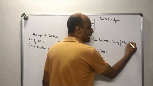 Index Numbers - Part 4 - Average of Relative Method - Statistics смотреть онлайн