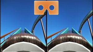 Water Roller Coaster  3D SBS VR box google cardboard video