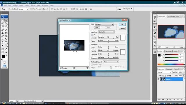 Photoshop Tutorial- Lighting Effects смотреть онлайн