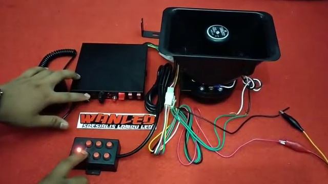 Siren toa patwal 200W Electric Car Warning Alarm Police Siren Horn Speaker For PA MIC System 12V смотреть онлайн