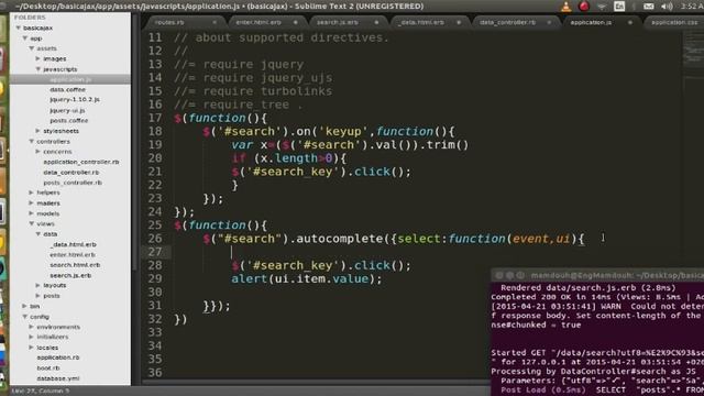 Rails Autocomplete by Ajax- five(Arabic) смотреть онлайн