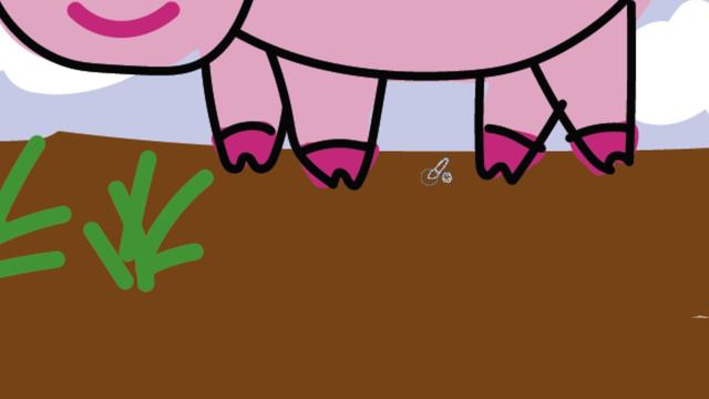 Рисуем свинку детям часть 73 смотреть онлайн