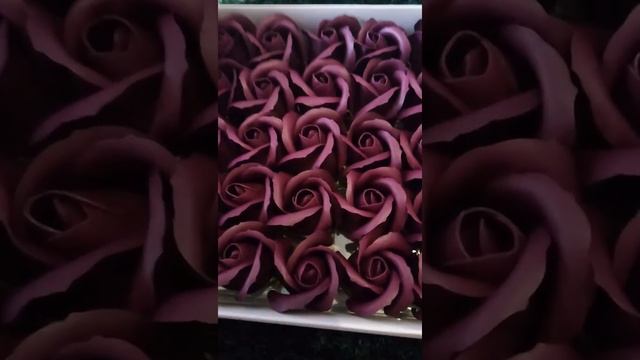 Распаковка посылки.Розы из мыла. смотреть онлайн