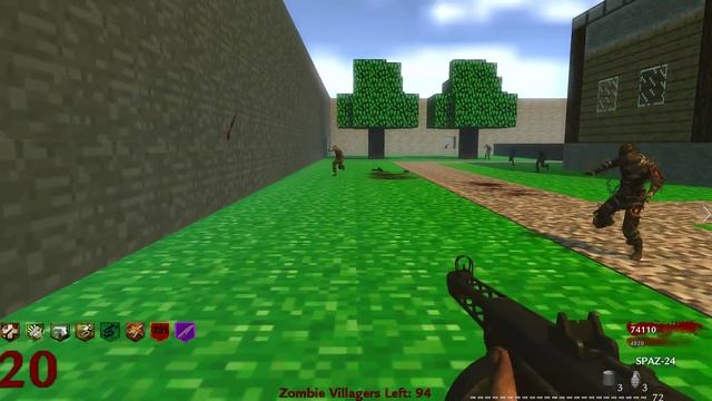 MINECRAFT ZOMBIE VILLAGE (Part 3) ★ Call of Duty Zombies Mod (Zombie Games) смотреть онлайн