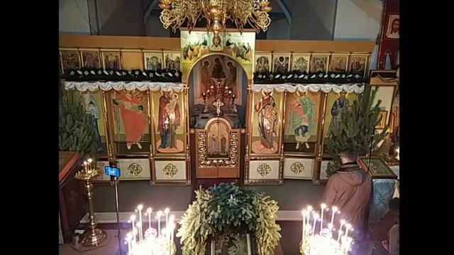 Cлужба Рождества 2023 года в храме Иоанна Богослова в Измайлово (Москва) смотреть онлайн