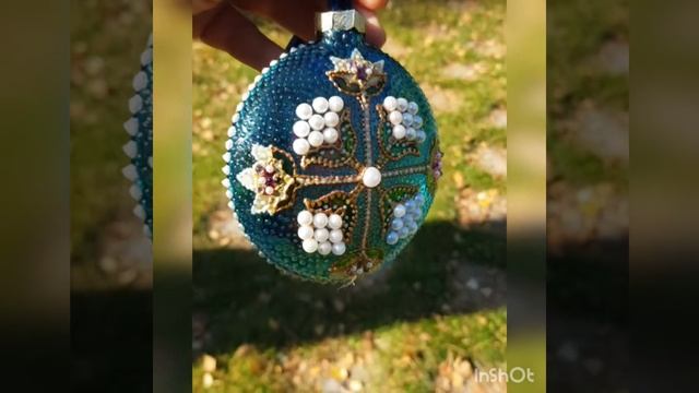 Стеклянные елочные игрушки из серии "Русские сказки" смотреть онлайн