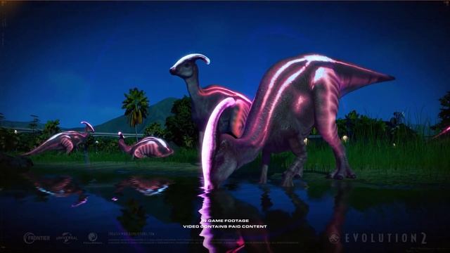 Species Field Guide: GLOWING Parasaurolophus | Camp Cretaceous Pack - Jurassic World Evolution 2 смотреть онлайн