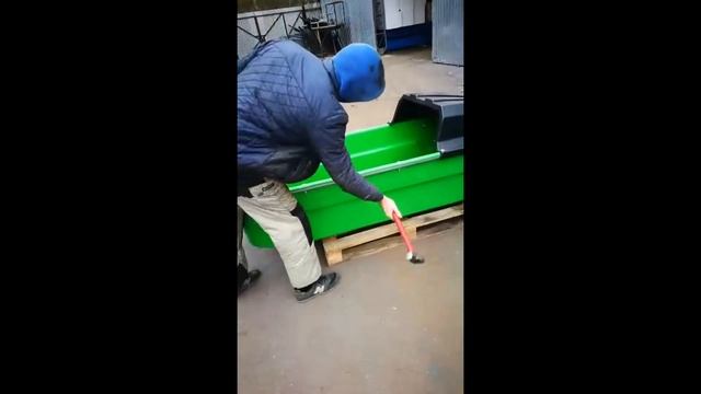 Испытания на прочность саней-волокуш для снегохода SnowTrail смотреть онлайн