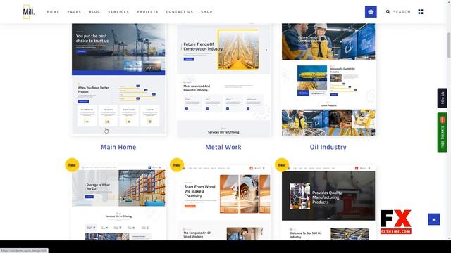 Mill Industry Engineering Factory WordPress Theme industry theme industrial machinery смотреть онлайн