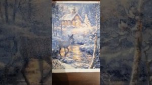 Покриття картин викладених в техніці "Діамантова вишивка", лаком 😍