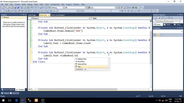 Vb.net Combobox control Properties,Methods and Events смотреть онлайн
