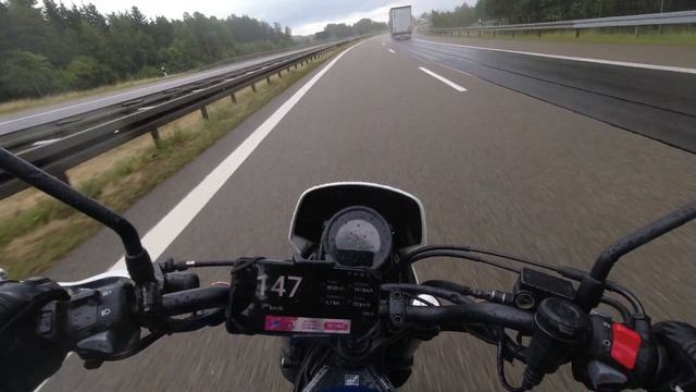 Honda CL500 (2023), Top Speed (GPS), Autobahn смотреть онлайн