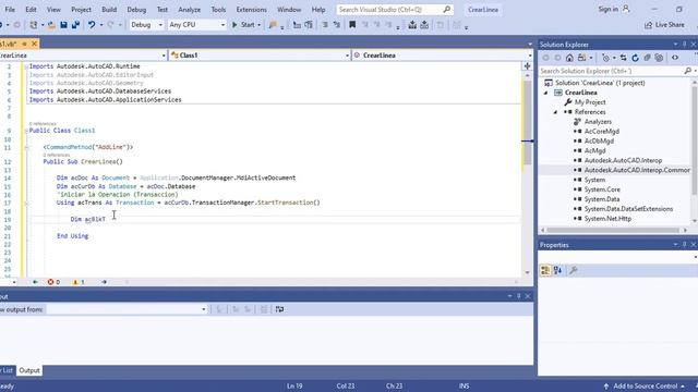 Curso :Programación Autocad- 6. Crear lineas смотреть онлайн
