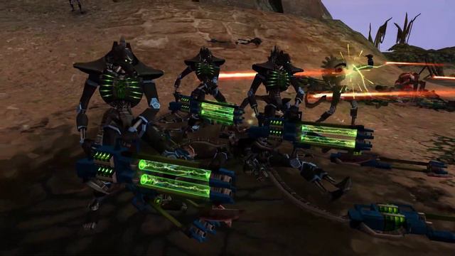 Warlord Titan & Ultramarines vs Necrons - Ultimate Apocalypse Mod | WH40k: Dawn of War: Soulstorm смотреть онлайн