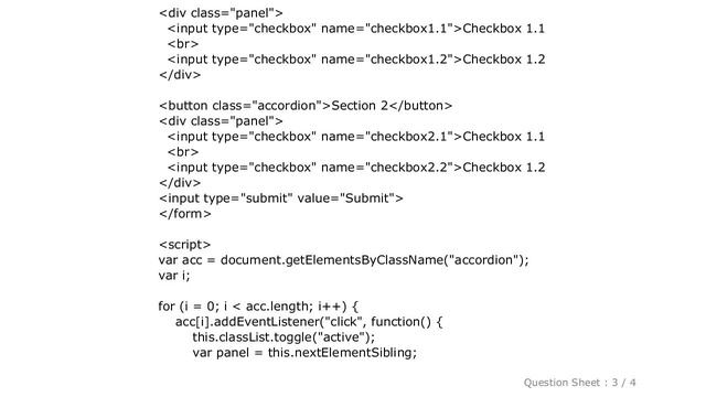 HTML : Accordion inside a form auto submits смотреть онлайн