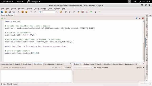 Reading Binary Raw Packets in Python смотреть онлайн