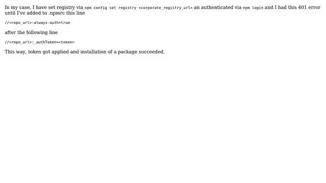 Basic realm="Artifactory Realm"" when attempting to install Angular CLI смотреть онлайн