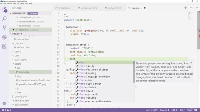 4 Add a FontAwesome icon as a background image to jumbotron смотреть онлайн