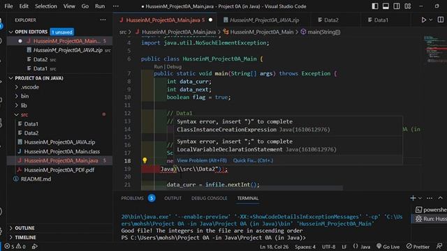 ● HusseinM Project0A Main java Project 0A in Java Visual Studio Code 2023 09 02 23 45 16 смотреть онлайн