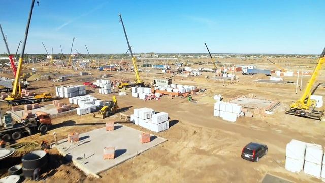 Аулиеколь. Стройка. Новый район. смотреть онлайн