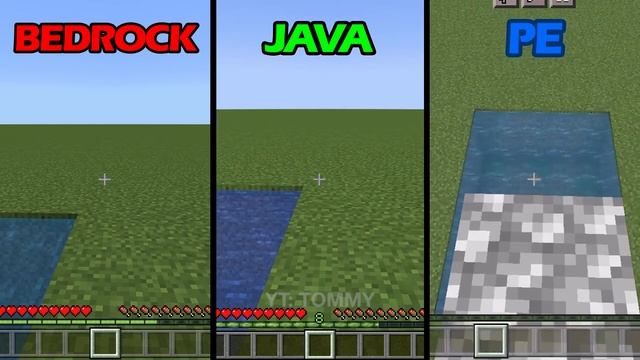 sounds of minecraft JAVA vs BEDROCK vs POCKET EDITION смотреть онлайн