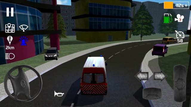 Emergency Ambulance Simulator #1 - Simulator Game Android gameplay #carsgames смотреть онлайн