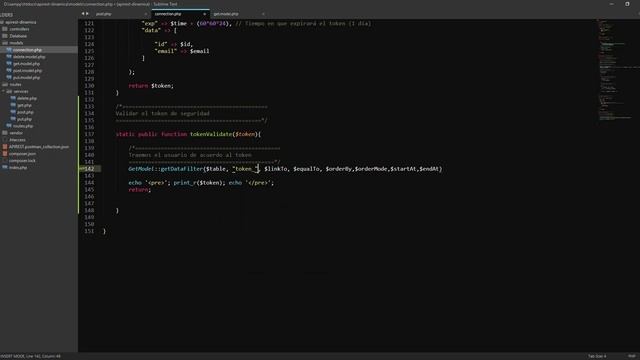Cómo crear una API con PHP - Lección 39 - Solicitudes HTTP usando el Token de Seguridad смотреть онлайн