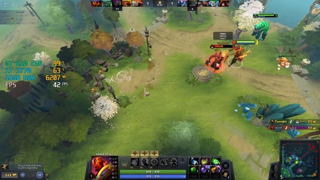 Dota 2 | GT 610 2GB | I5 4440 | 1080p Low Settings