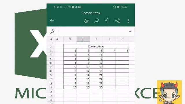 Como poner números consecutivos en excel para celular/ como guardar archivos excel para celular смотреть онлайн