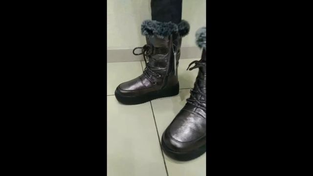 Зимние термо-сапожки для девочек р. 32 - 37 смотреть онлайн