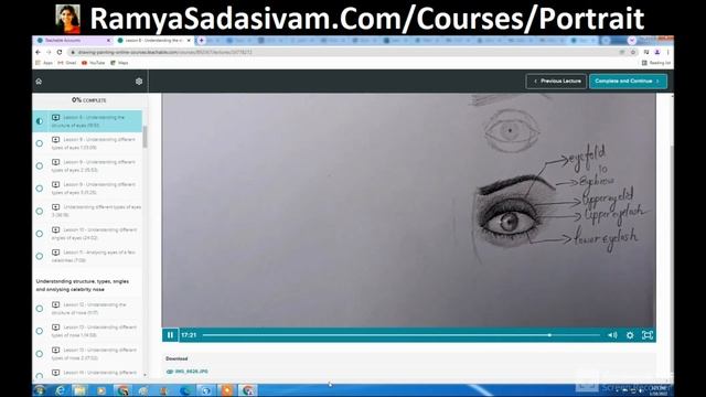 Realistic portrait drawing course | Portrait drawing course for beginners смотреть онлайн