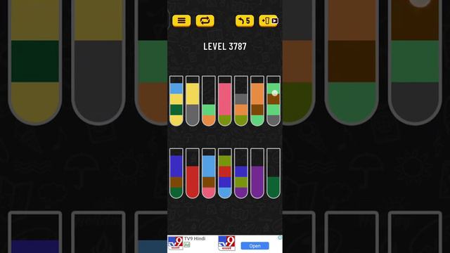 water sort puzzle level 3787 смотреть онлайн