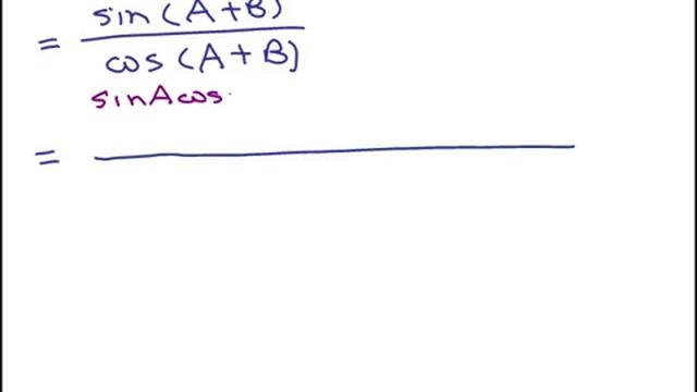Derive Tangent of Sum of Angles смотреть онлайн