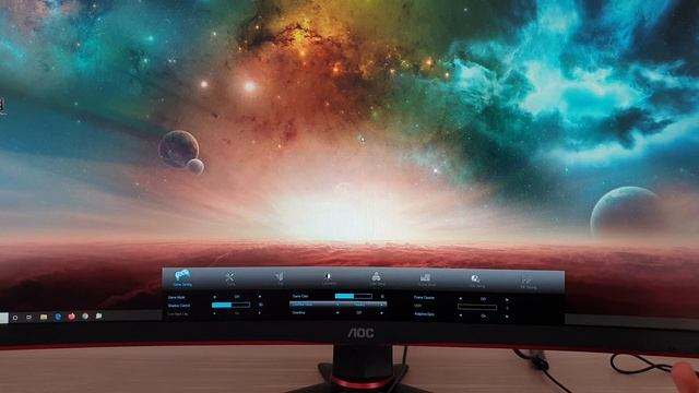 AOC CU34G2X Menu System (OSD) смотреть онлайн