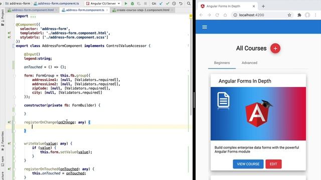 ? How to Use ControlValueAccessor to implement a Nested Form смотреть онлайн