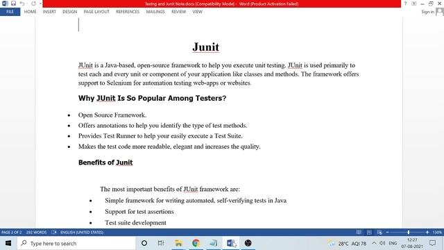 Junit Introduction смотреть онлайн