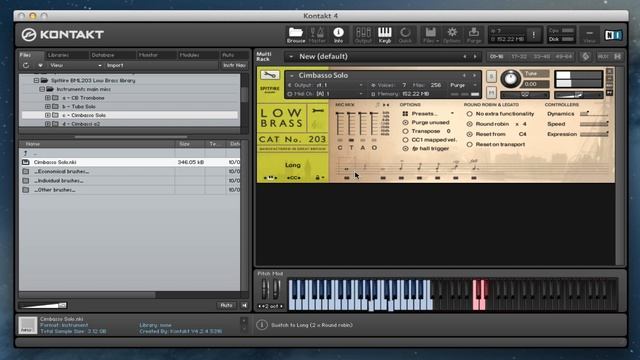 Spitfire Walkthrough - BML 203 Low Brass смотреть онлайн