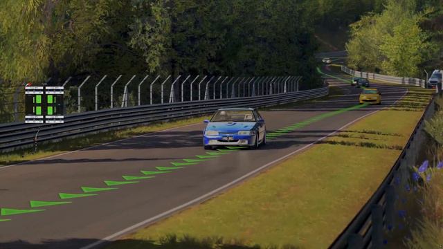 Assetto Corsa on PC. Ford Falcon EB GT V8 Nordschleife Nurburgring with gamepad! 4K! download incl смотреть онлайн