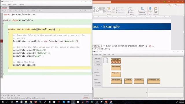 Writing to files in Java смотреть онлайн