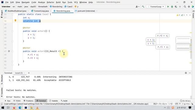 并发篇 17 volatile 有序性 压测演示 高清 1080P смотреть онлайн
