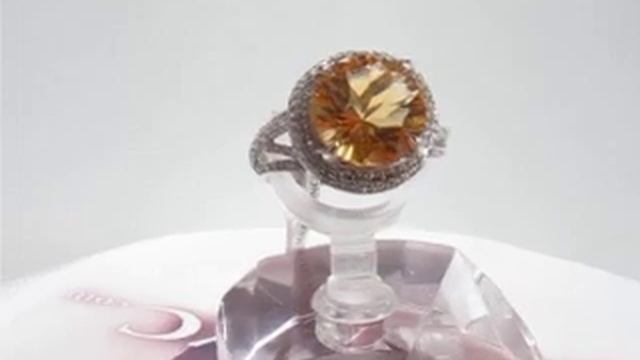 Ladies Diamond Ring Oval Citrine Ring 0.75ct, 3.09 ct at TraxNYC.com смотреть онлайн