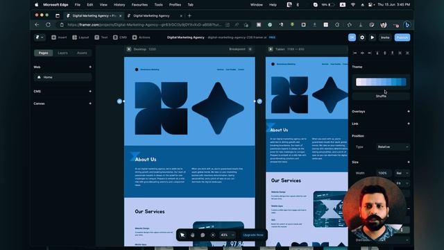 ? Framer AI site generator no code design UI design course by graphics guruji #framerai #framer смотреть онлайн