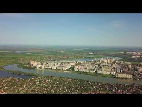 Краснодар - смотрим на мкр Юбилейный с юго-востока смотреть онлайн