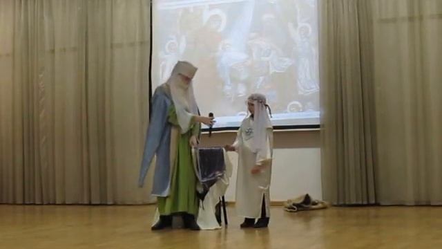 спектакль "Под Рождественской звездой" Воскресная школа при храме св.патриарха Тихона в г.Московски смотреть онлайн