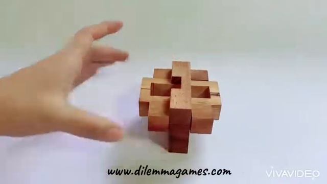DIAMOND CUBE 2, another Interlocking wooden puzzle by DILEMMA GAMES FACTORY смотреть онлайн