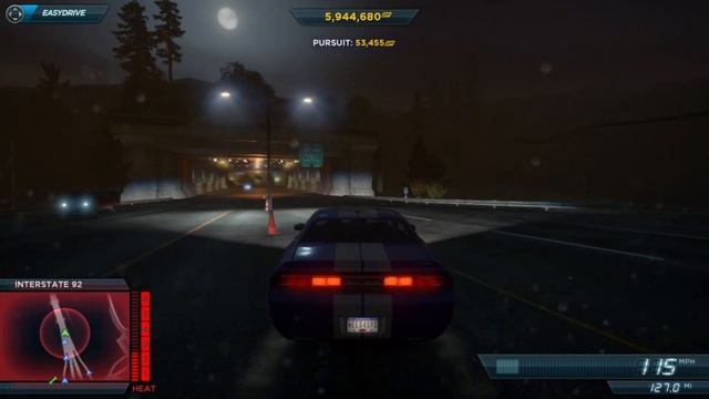 Dodge Challenger SRT vs Police Chasing Escaped Max Heat Level 6 NFS Most Wanted Turbo Chase Gamer смотреть онлайн