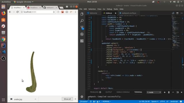 Snake Using d3.js and React: Part 2 смотреть онлайн